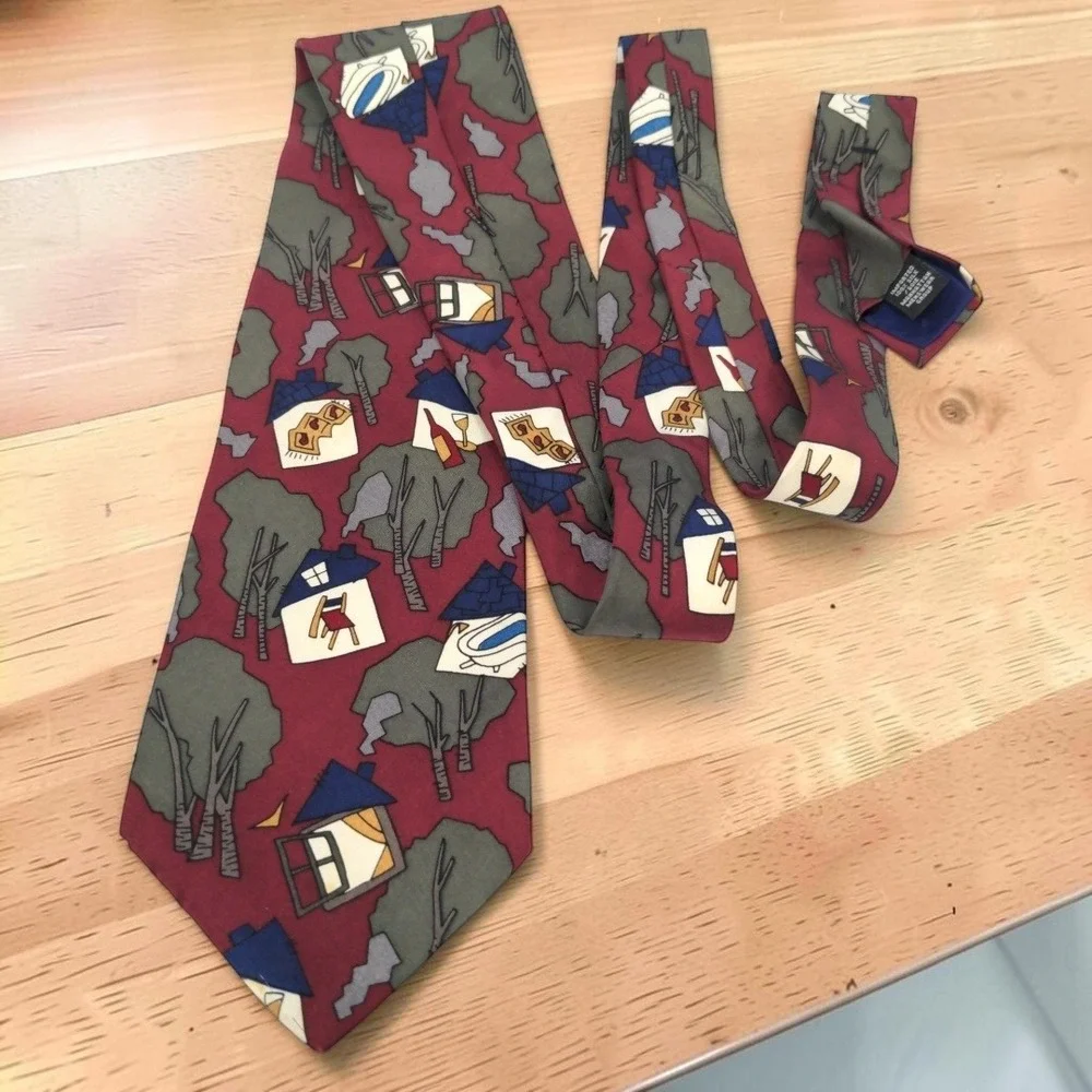 VTG 1991 The Beatles Norwegian Wood Necktie 57